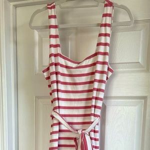 NWT GAP Square Neck Tie-Belt Dress